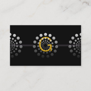 Professional Monogram Business Cards