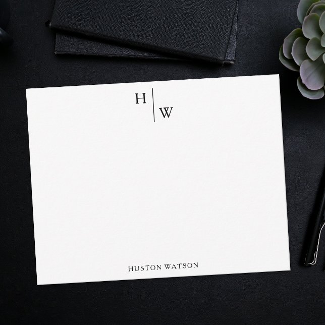 Professional Monogram Personalised With Name Card (Creator Uploaded)