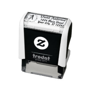 Professional Monogram Return Address Self-inking Stamp