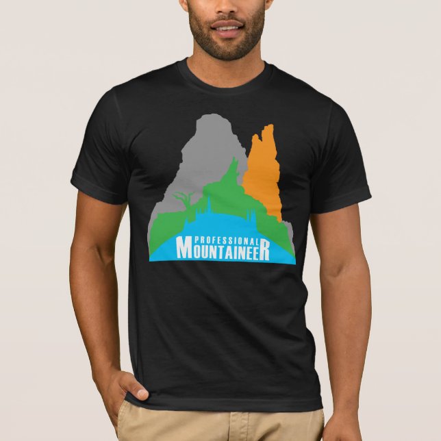 Professional Mountaineer T-Shirt (Front)