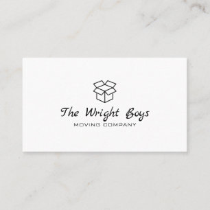 Professional Moving Company Business Card
