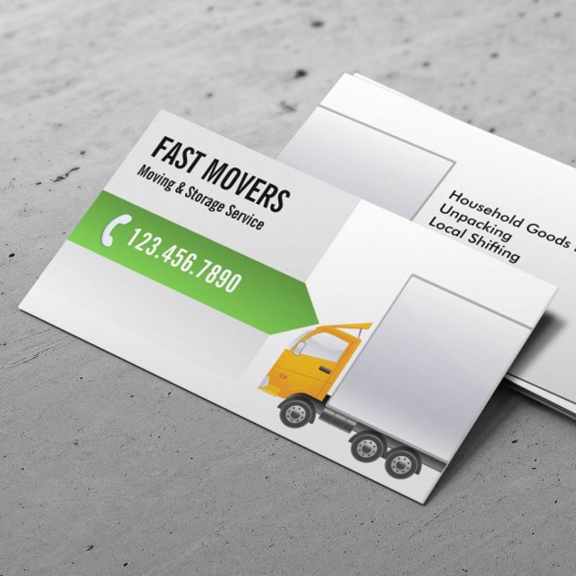 Professional Moving Company Business Card (Creator Uploaded)