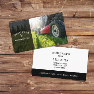 Professional Mower Lawn Maintenance Landscape  Business Card