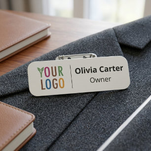 Professional Multicolor Logo Business Name Tag