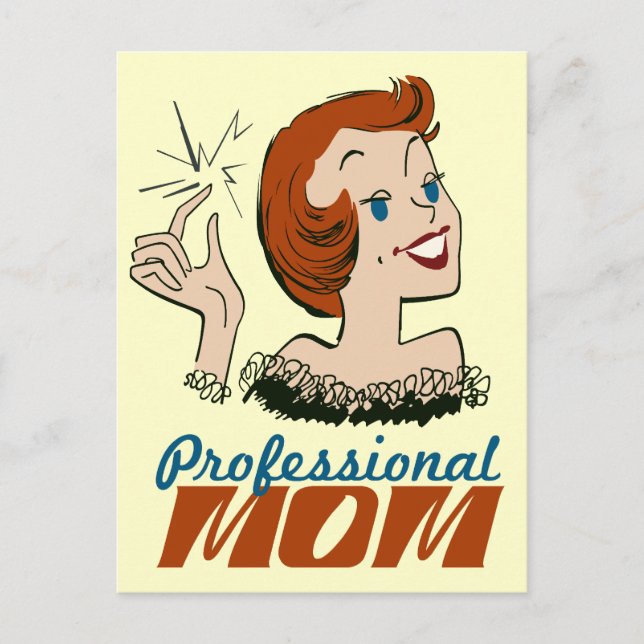Professional Mum Postcard (Front)