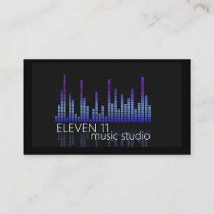 Professional Music Recording Studio Business Card