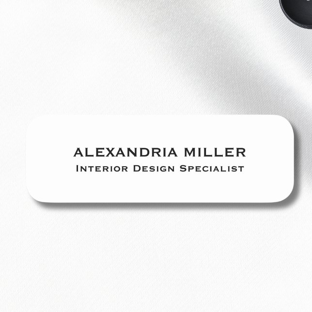 Professional Name and Title Magnetic Tag (Creator Uploaded)