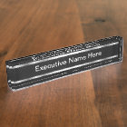 Professional Name Desk Accessory