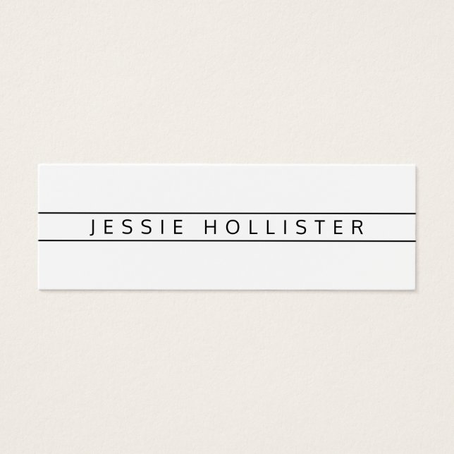 Professional Name & Info (Front)