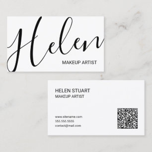 Professional Name Modern Script Business Card