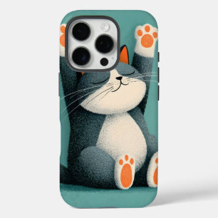 Professional Nap Taker Funny Sleeping Cat iPhone 16 Pro Case
