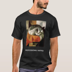 Professional Napper Ca for Cat DadMom T-Shirt