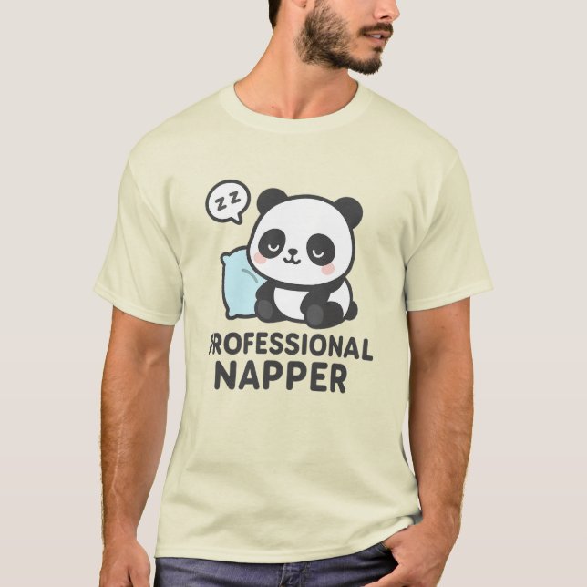 Professional Napper Panda T-Shirt (Front)