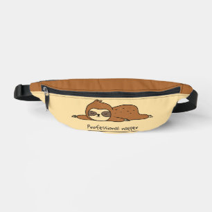 Professional Napper Sloth Funny Fanny Pack