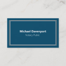 Professional Notary Public Blue Grey