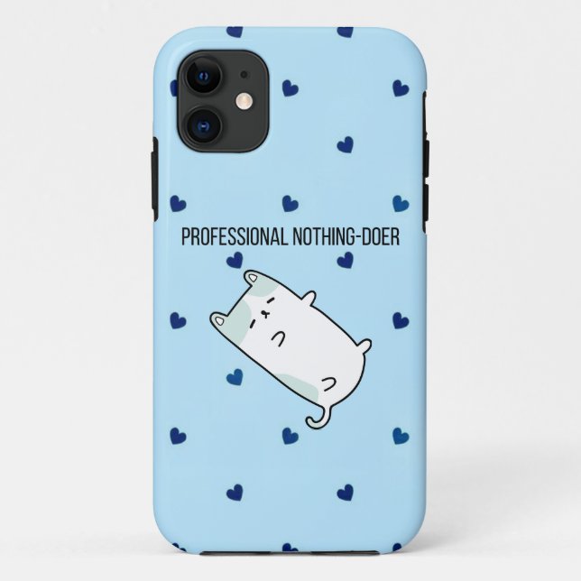 Professional Nothing-Doer | Funny Mini Dog iPhone  Case-Mate iPhone Case (Back)