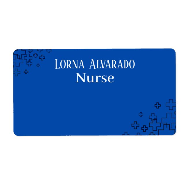 Professional Nurse Business Card Template (Front)