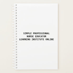 PROFESSIONAL NURSE EDUCATOR. Planner