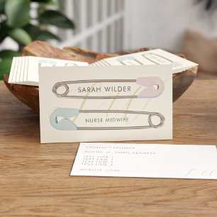Professional Nurse Midwife Doula Business Cards