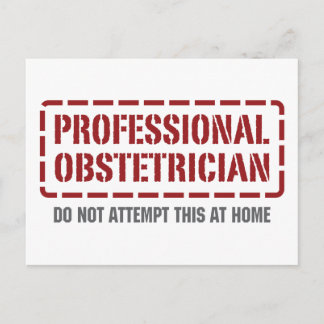 Professional Obstetrician Postcard