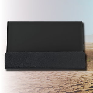 Professional Onyx Black Colour   Classic Elegant  Desk Business Card Holder