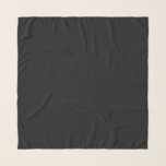 Professional Onyx Black Colour | Classic Elegant  Scarf<br><div class="desc">Professional Onyx Black Solid Colour</div>