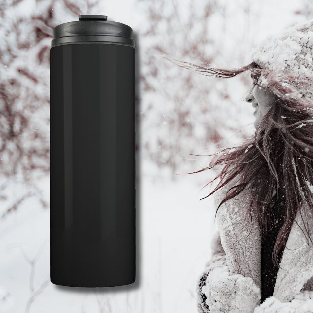 Professional Onyx Black Colour | Classic Elegant  Thermal Tumbler (Creator Uploaded)