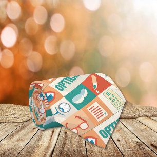 Professional Optician Iconic Design Tie