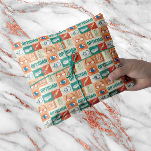 Professional Optician Iconic Design Tissue Paper