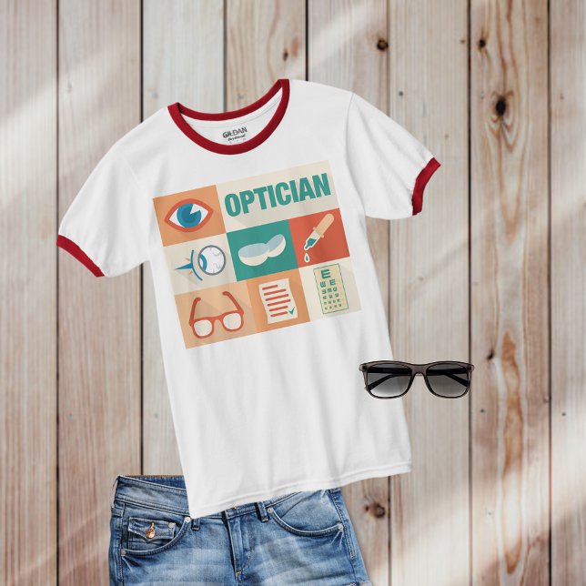Professional Optician Iconic Designed T-Shirt (Creator Uploaded)
