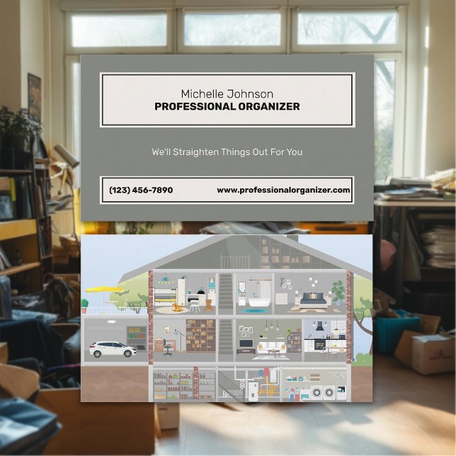 Professional Organiser Business Card (Creator Uploaded)