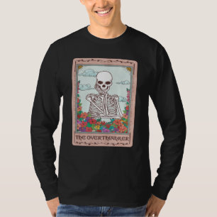 Professional Overthinker Colorful Skull Overthinki T-Shirt