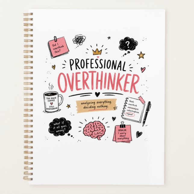  Professional Overthinker Planner (Front)
