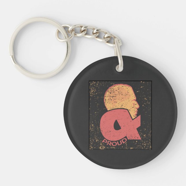 Professional Overthinker & Proud Key Ring (Front)