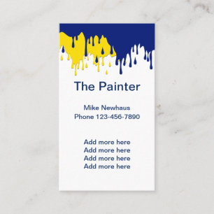 Professional Painter Business Card