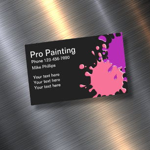 Professional Painter Business Card Magnets