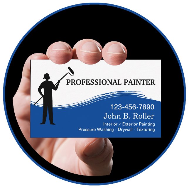 Professional Painter Business Cards (Creator Uploaded)
