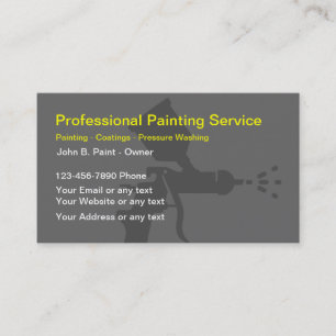 Professional Painter Business Cards