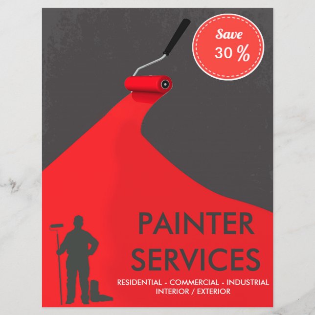 Professional Painter Discount Flyer (Front)