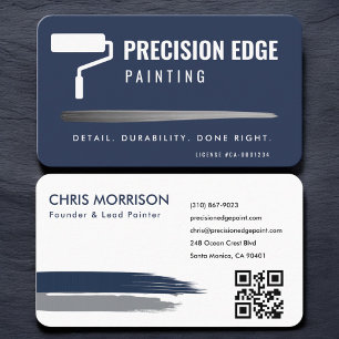 Professional Painter QR Code Business Card