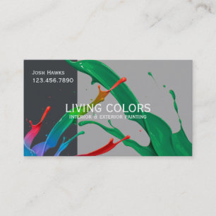 Professional Painting Company Business Card