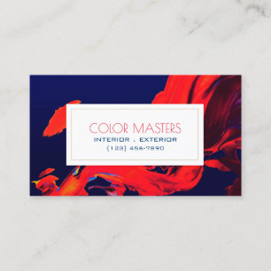Professional Painting, Painter Business Card
