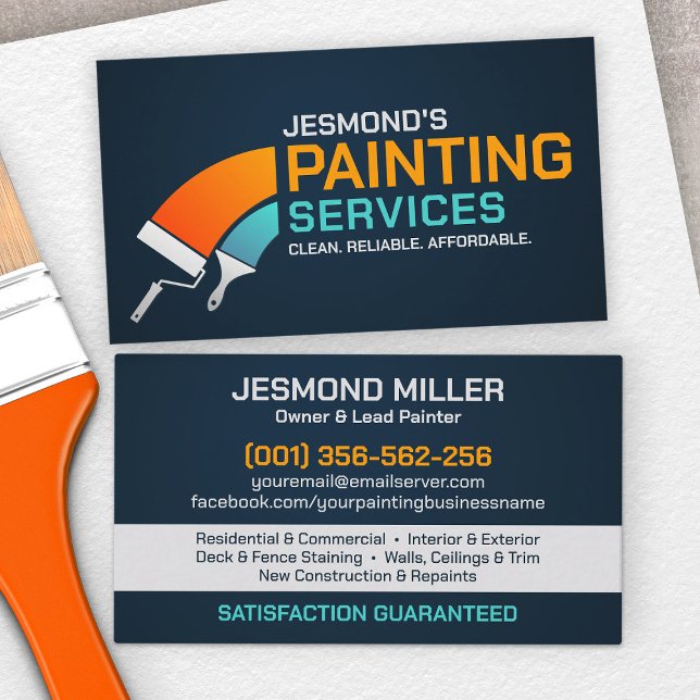 Professional Painting Services - House Painter Bus Business Card (Creator Uploaded)