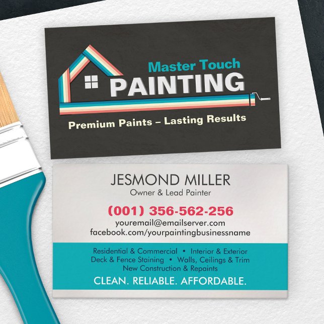 Professional Painting Services - House Painter Bus Business Card (Creator Uploaded)