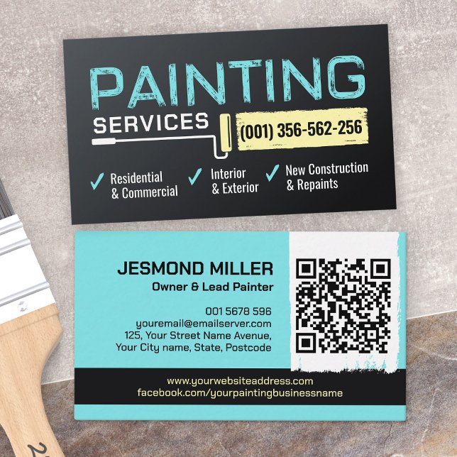 Professional Painting Services - House Painter Business Card (Creator Uploaded)
