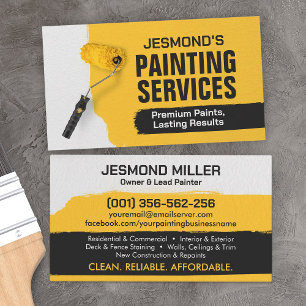Professional Painting Services - House Painter Business Card