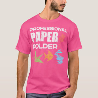 Professional Paper Folder Origami Master Japanese  T-Shirt