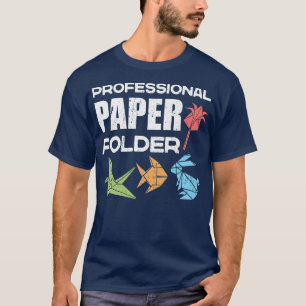 Professional Paper Folder Origami Master Japanese  T-Shirt