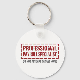 Professional Payroll Specialist Key Ring
