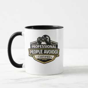 Professional People Avoider Penguin Design Mug
